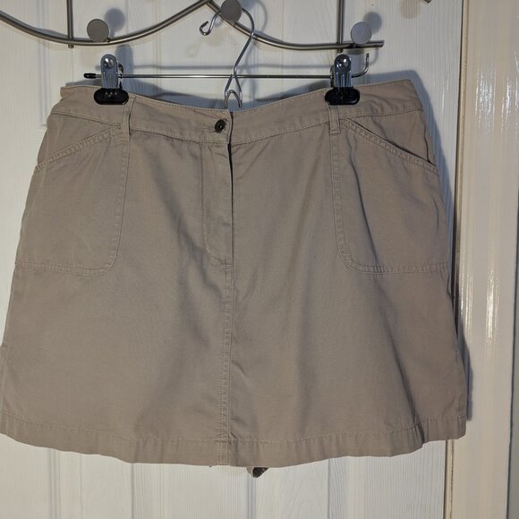 Reitmans Khaki Skort Sz. 13 Beige - Picture 3 of 10